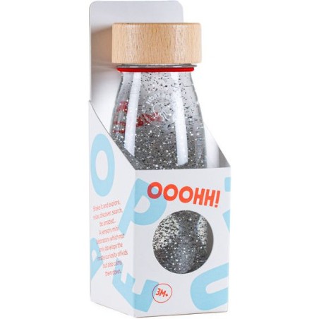 Bouteille sensorielle Float - Argent - Petit Boum