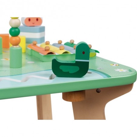 Table d'activité en bois - Ferme - Jolie Prairie - Janod