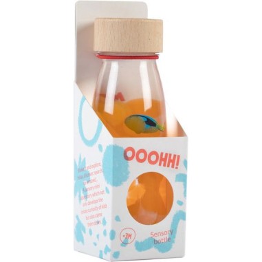 Bouteille sensorielle poisson bleu Sound Bottle Blue Tange - Petit Boum