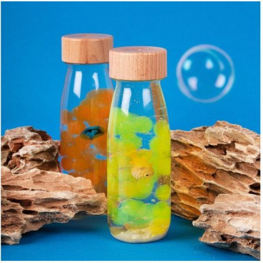 Bouteille sensorielle poisson bleu Sound Bottle Blue Tange - Petit Boum