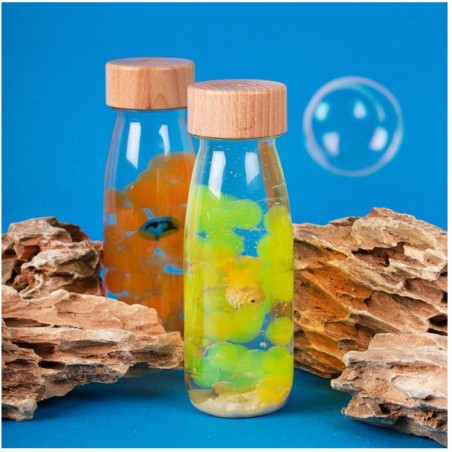 Bouteille sensorielle poisson bleu Sound Bottle Blue Tange - Petit Boum