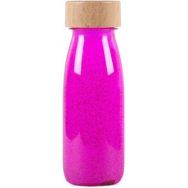 Bouteille sensorielle rose fluo float - Petit Boum