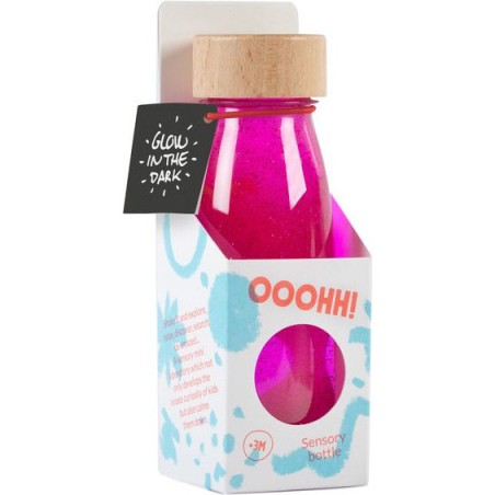 Bouteille sensorielle Fluo - Rose - Petit Boum