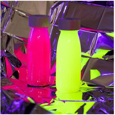 Bouteille sensorielle Fluo - Rose - Petit Boum