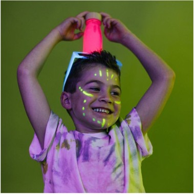 Bouteille sensorielle Fluo - Rose - Petit Boum