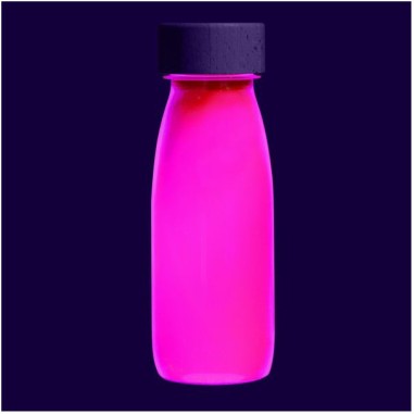 Bouteille sensorielle Fluo - Rose - Petit Boum