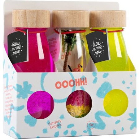 3 bouteilles sensorielles Paradis - Jouets d'éveil - Petit Boum