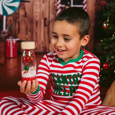 Bouteille sensorielle christmas - les jouets en bois - Petit Boum