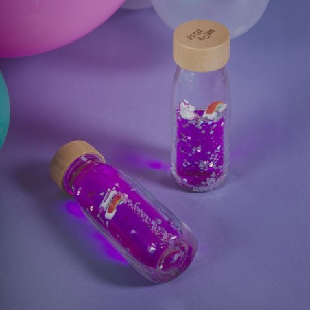 Bouteille sensorielle Move Arc-ciel - Jouet d'éveil - Petit Boum
