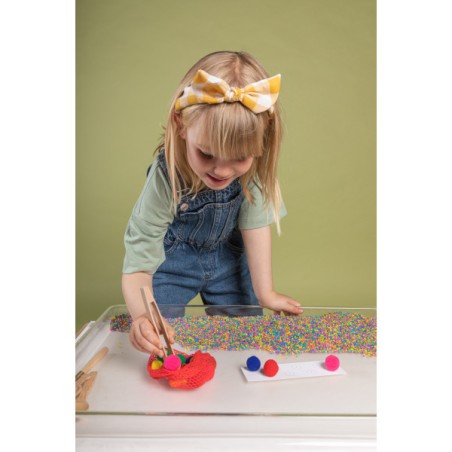 Bouteille sensorielle Wow et accessoires - Petit Boum