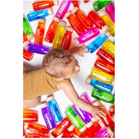 3 bouteilles sensorielles magic - 0 à 3 ans - Petit Boum