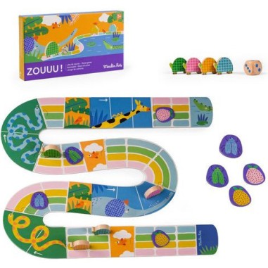 Jeu de course Zouuu! Les Toupitis - Moulin Roty