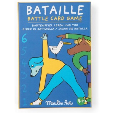 Jeu de bataille Les Loufoques - Jeu de cartes enfant - Moulin Roty
