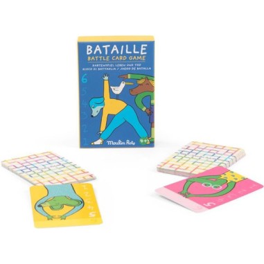 Jeu de bataille Les Loufoques - Jeu de cartes enfant - Moulin Roty