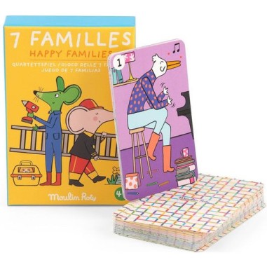 Jeu de 7 familles Les Loufoques - Moulin Roty