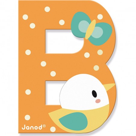 Lettre en bois B - Collection Pure Janod