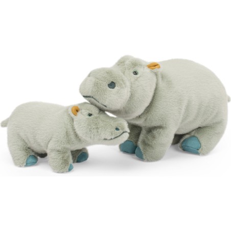 Petit hippopotame 27 cm - Tout autour du monde - Animaux sauvages - Moulin Roty