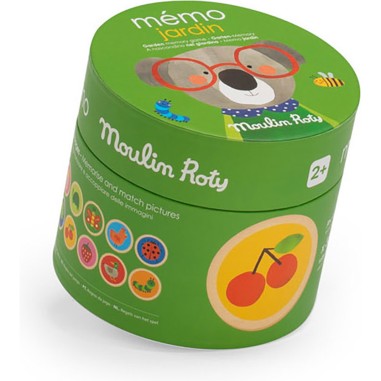 Mémo jardin en bois Les Popipop - Moulin Roty
