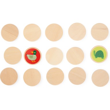 Mémo jardin en bois Les Popipop - Moulin Roty