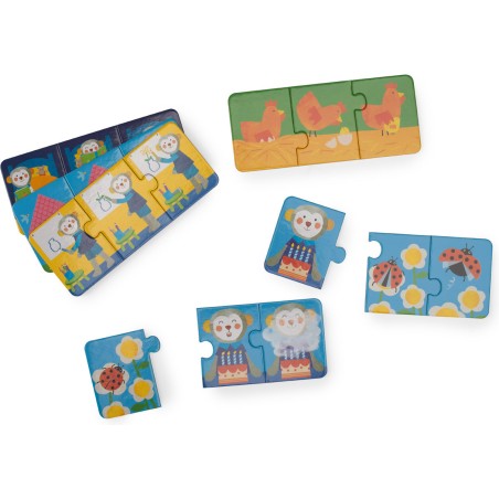 Puzzles douces histoires Les Popipop - Moulin Roty
