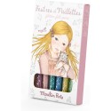 6 Feutres paillettes Les Rosalies - Moulin Roty