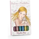 6 Feutres paillettes Les Rosalies - Moulin Roty