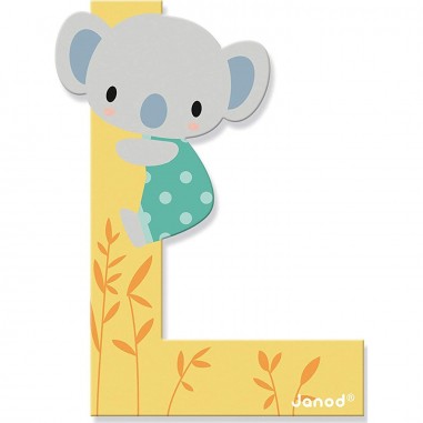 Lettre en bois L - Collection Pure Janod