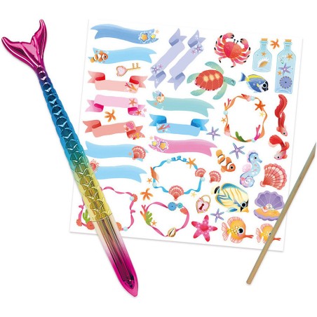 Magic Ocean - Carnet Secret : Tampons et Papeterie - Janod