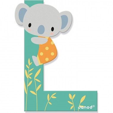 Lettre en bois L - Collection Pure Janod