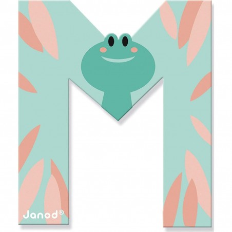 Lettre en bois M - Collection Pure Janod