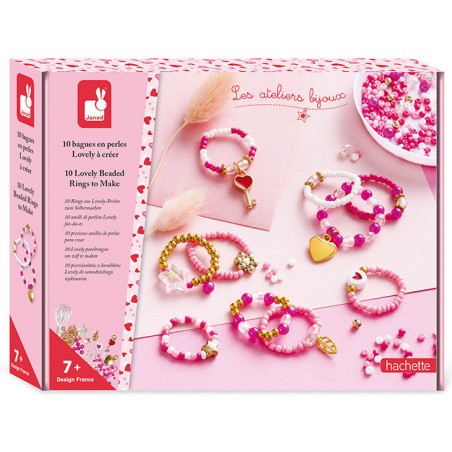 10 Bagues En Perles Lovely A Créer - Janod