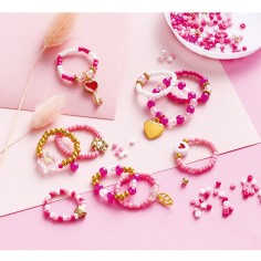 10 Bagues En Perles Lovely A Créer - Janod 2