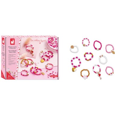 10 Bagues En Perles Lovely A Créer - Janod