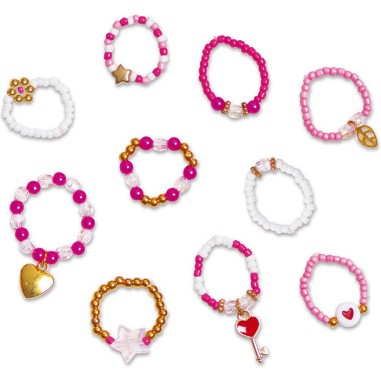 10 Bagues En Perles Lovely A Créer - Janod