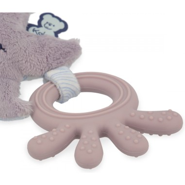 Anneau de dentition silicone pour bébé - Peluche étoile de mer - Kaloo