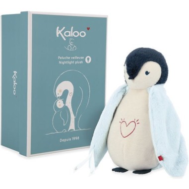 Peluche veilleuse manchot bleu Complices - Kaloo
