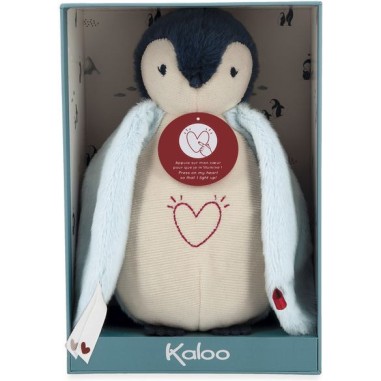 Peluche veilleuse manchot bleu Complices - Kaloo