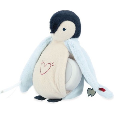 Peluche veilleuse manchot bleu Complices - Kaloo
