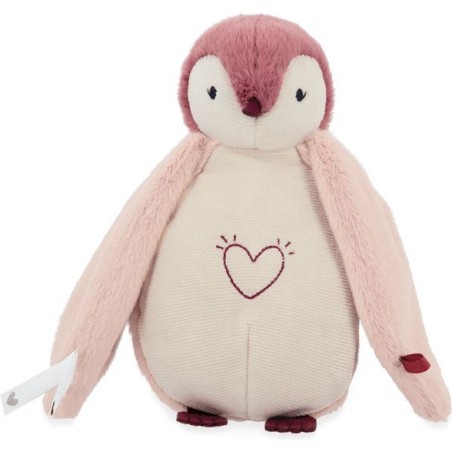 Peluche veilleuse manchot rose Complices - Kaloo