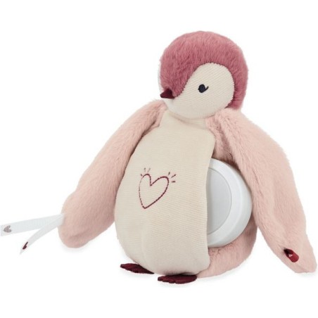 Peluche veilleuse manchot rose Complices - Kaloo