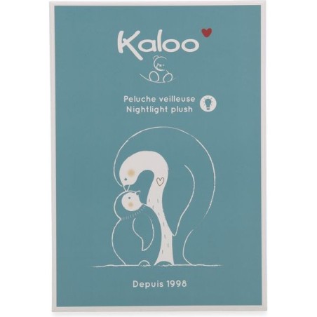Peluche veilleuse manchot rose Complices - Kaloo