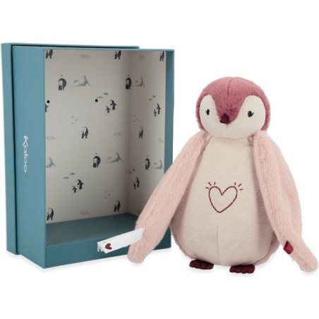 Peluche veilleuse manchot rose Complices - Kaloo