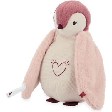 Peluche veilleuse manchot rose Complices - Kaloo