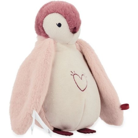 Peluche veilleuse manchot rose Complices - Kaloo