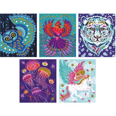 Paillettes et Sables Animaux Scintillants : Sable, Paillettes, Dorure & Strass - Janod