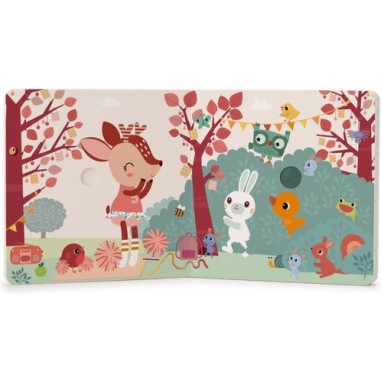Happy Forest livre tactile et sonore - Lilliputiens