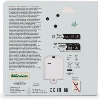 Sweet Louis livre tactile et sonore - Lilliputiens