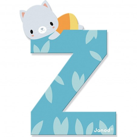 Lettre en bois Z - Collection Pure Janod