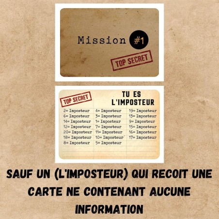 L'Imposteur - Oh Happy Games - Jeux de société - Gigamic