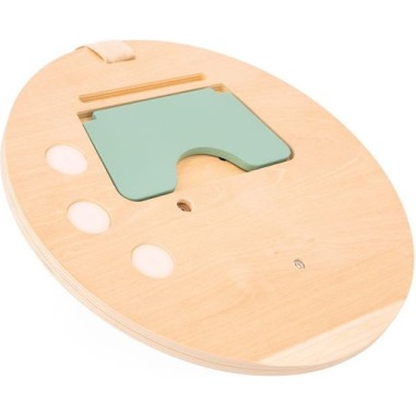 Panneau activités en bois bébé 12 mois, jouet éveil motricité - Janod